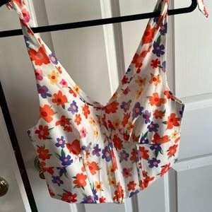 Floral Corset Top